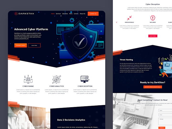 Cover image for 
Cyber Technology - Landing page