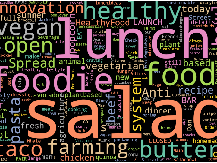 Cover image for Topic Modelling based on vegan Twitter data