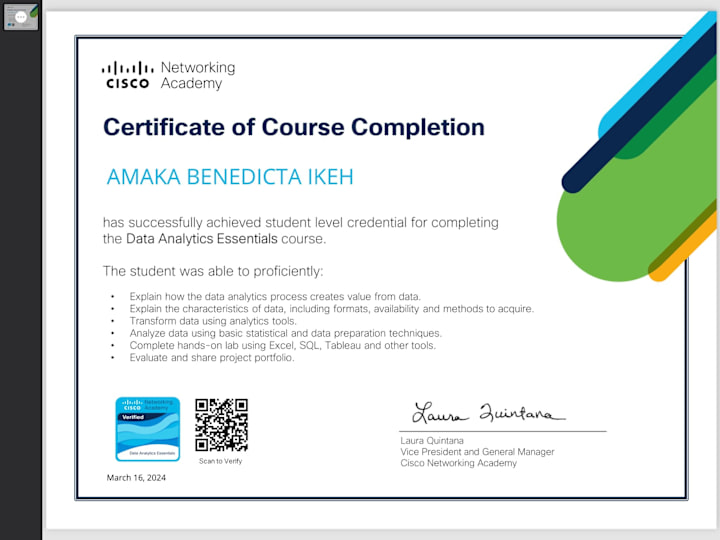 Cover image for As a data analyst, I am eager to embark on a meaningful career.