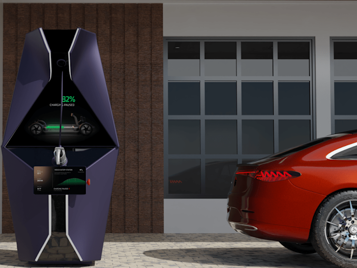 Cover image for  BE ev charger station   