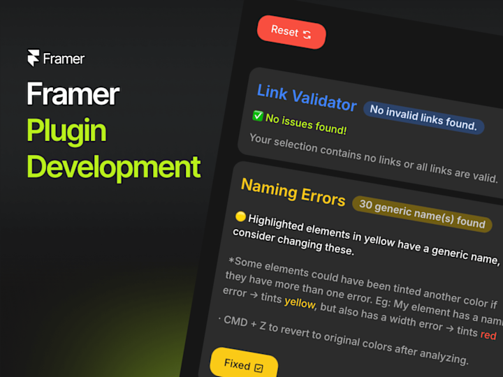 Cover image for Framer Plugin Development