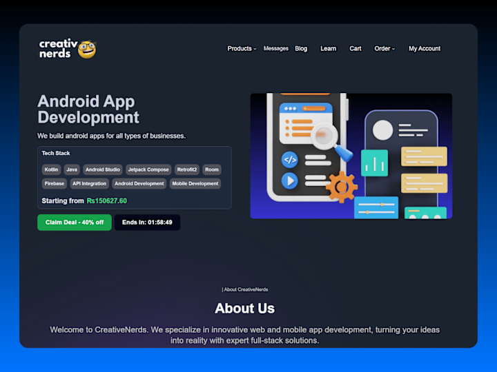 Cover image for Creativnerds Platform Development