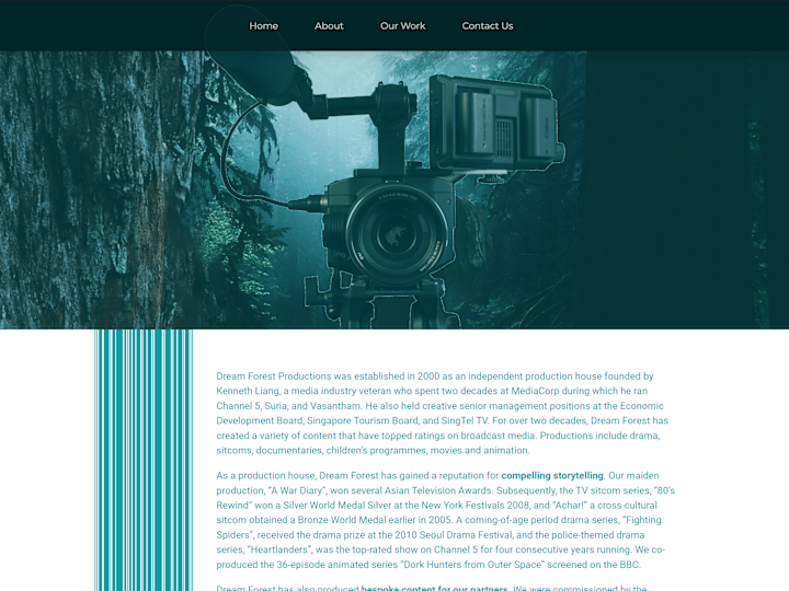 Cover image for Dream Forest Productions – Video production with an edge