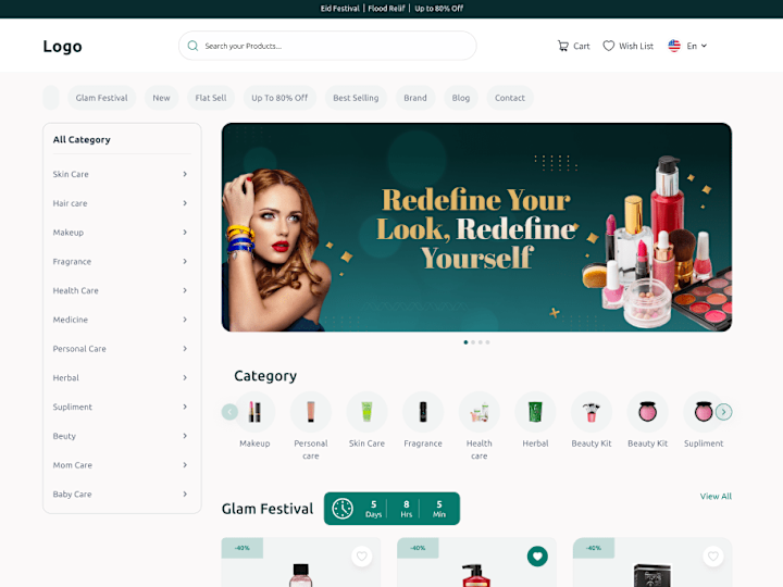 Cover image for Beauty & Wellness E-commerce Platform