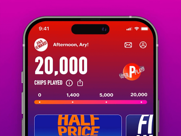 Cover image for Redesigned Dave & Buster's Mobile App