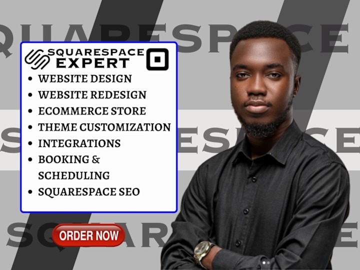 Cover image for I will design and redesign squarespace website design 