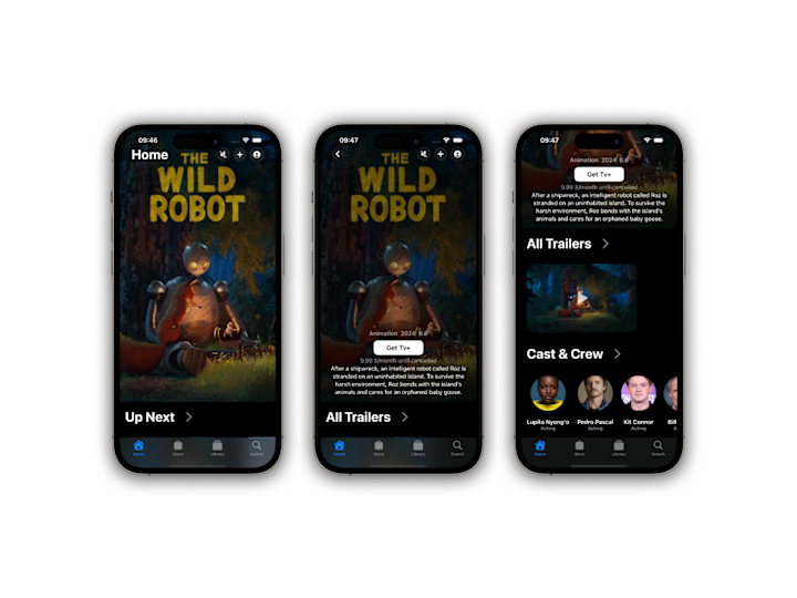 Cover image for Apple TV+ clone improved with Carousel Animations