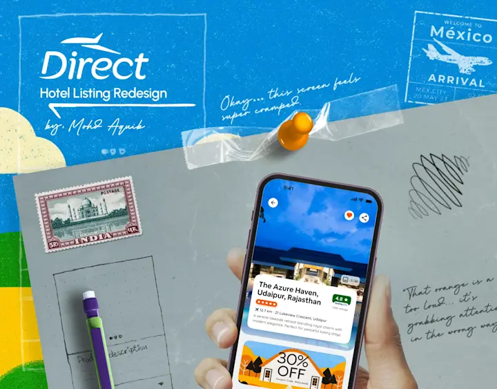 Cover image for Direct - Hotel Listing Redesign