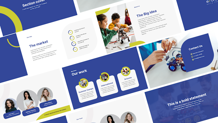 Cover image for Pitch deck for tech-education startup