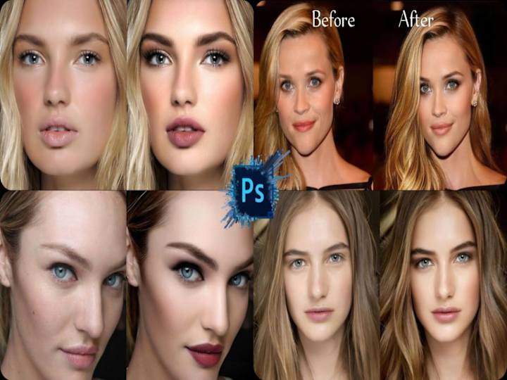 Cover image for high end beauty fashion photo retouching
