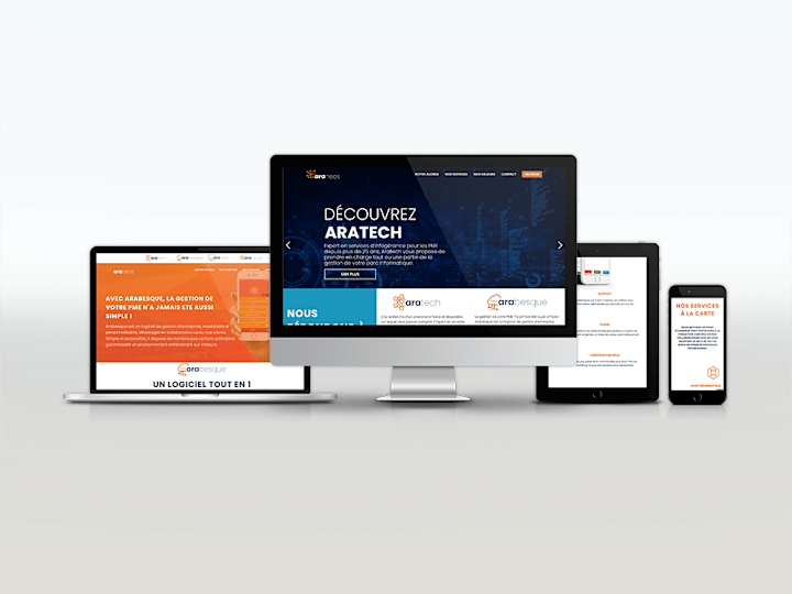 Cover image for Web Design and rebranding for tech company