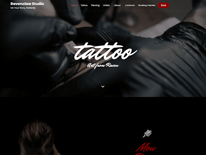 Cover image for Ravenclaw Tattoo Studio