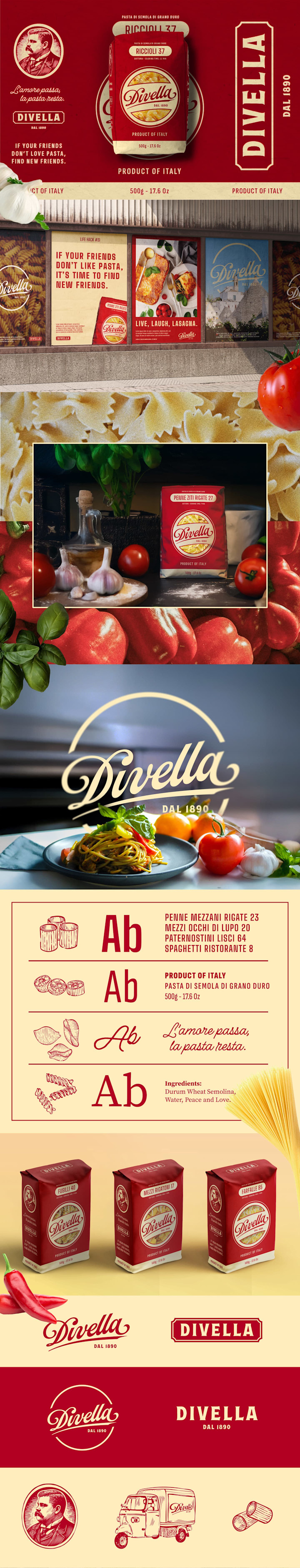 Cover image for Divella Pasta Brand - Visual Identity