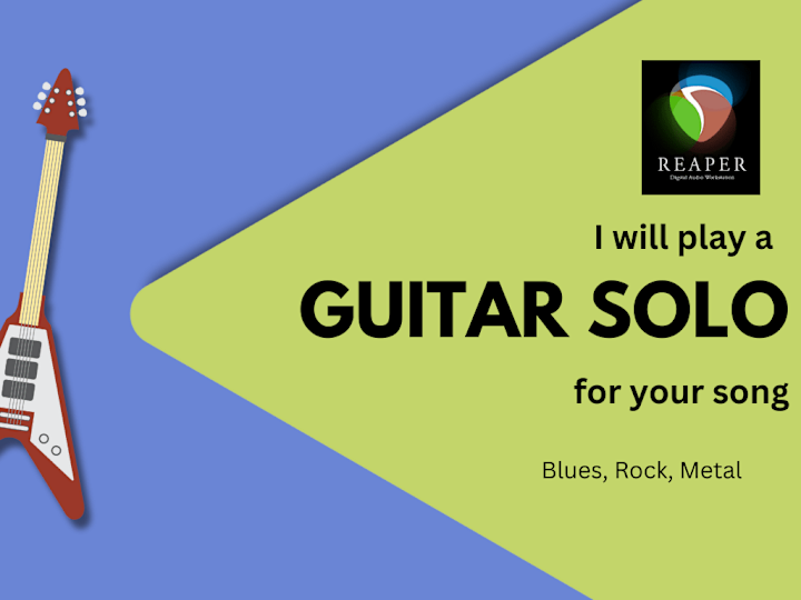 Cover image for I will play the perfect guitar solo for your song