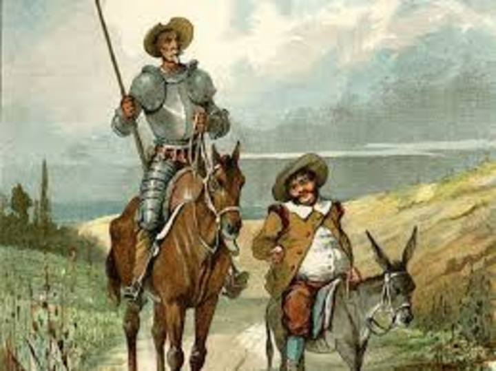 Cover image for Don Quijote, a genetleman from La Mancha