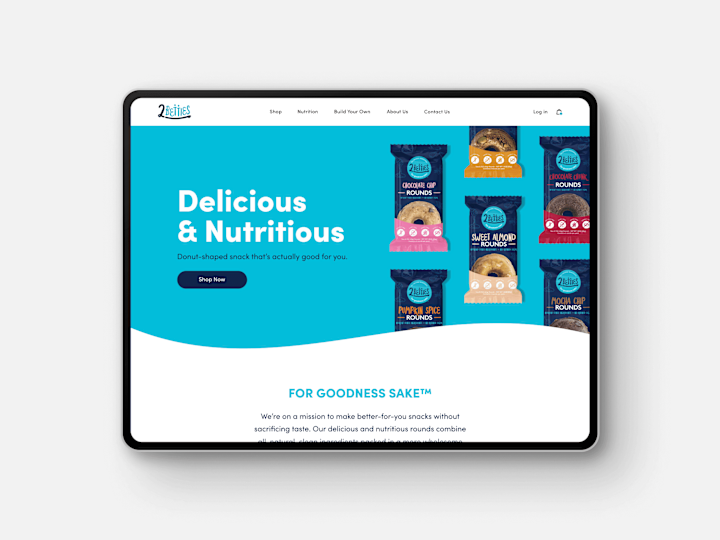 Cover image for 2Betties: Delicious & Nutritious Snack Rounds