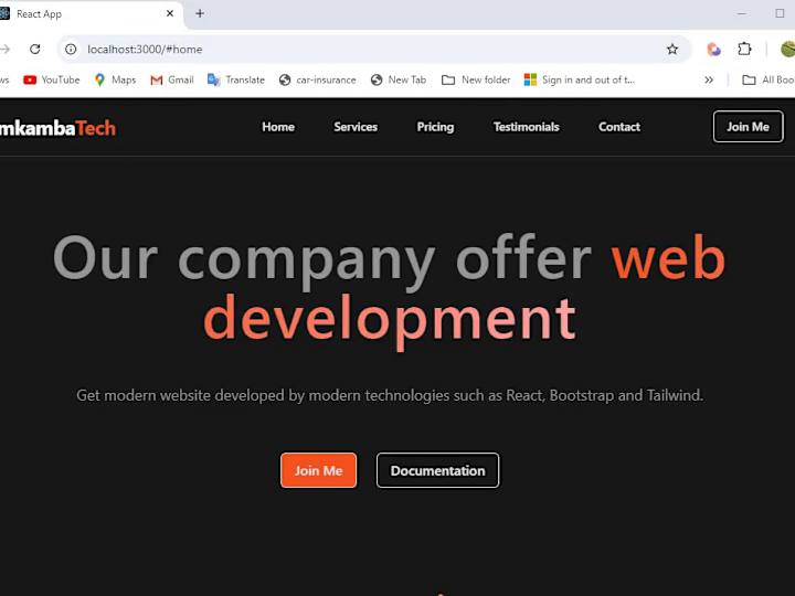 Cover image for Modern landing page