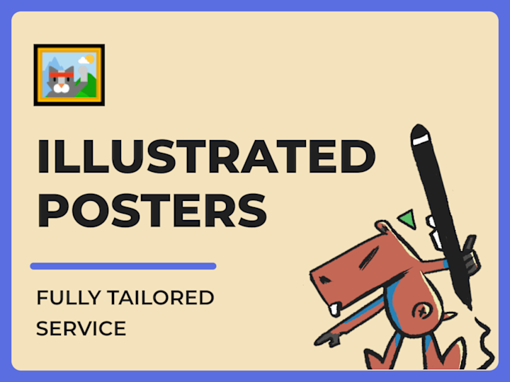 Cover image for 🖼 [Custom] Illustrated poster design for promotion