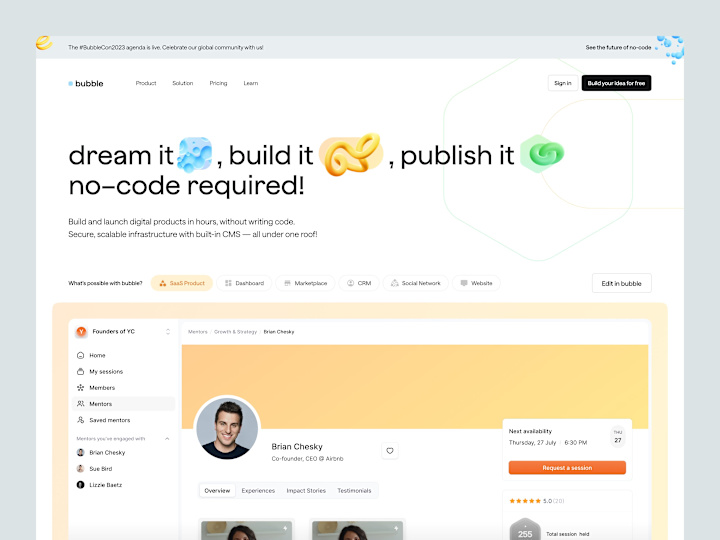 Cover image for Bubble [website]