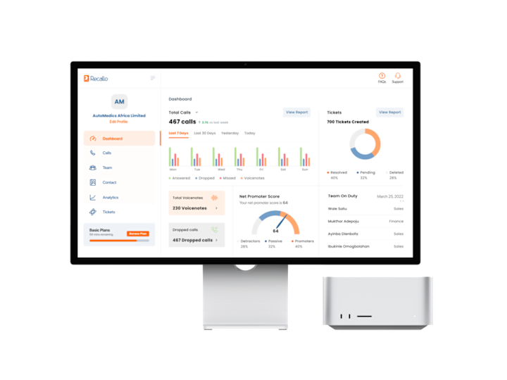 Cover image for Recallo SaaS Application Redesign