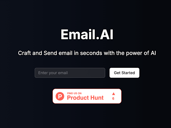 Cover image for AI Powered Email Generator