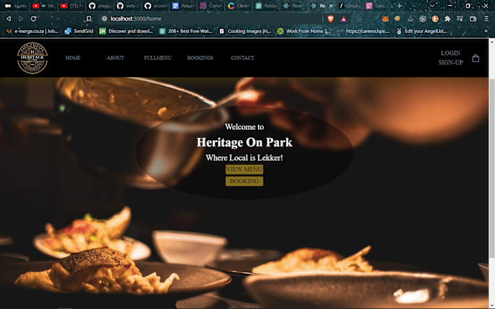 Cover image for Local Restaurant Website Design