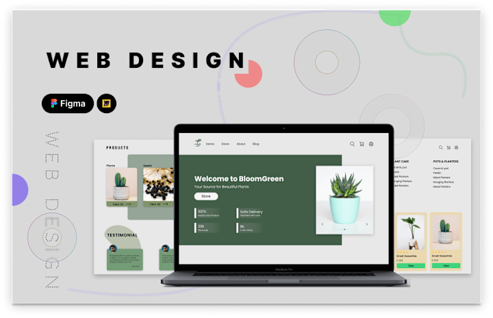 Cover image for Website Design - BloomsGreen