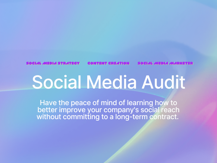Cover image for Social Media Audit
