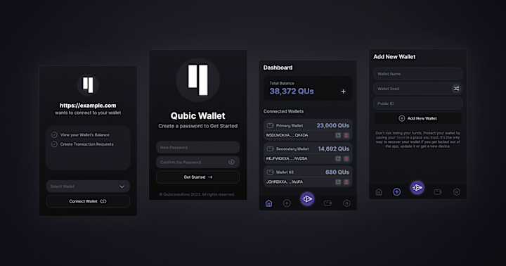 Cover image for Chrome Extension — Qubic Wallet