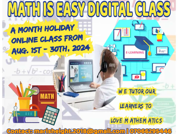 Cover image for Math Is Easy Online-Class Flier