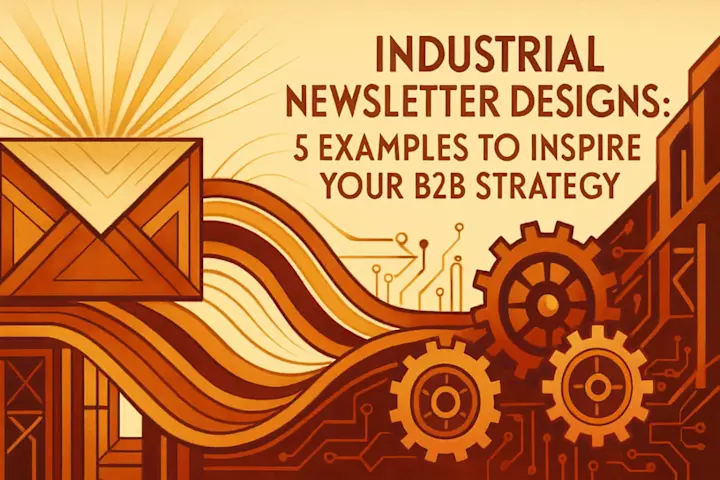 Cover image for Industrial Newsletter Designs: 5 Examples to Inspire Your B2B Strategy