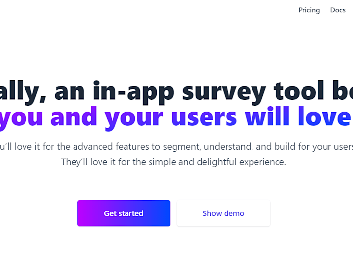 Cover image for 1Flow - A Better In-App Survey Tool
