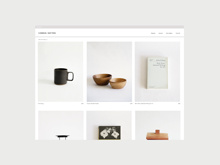 Cover image for Common Matters - Brand Identity and Website Design