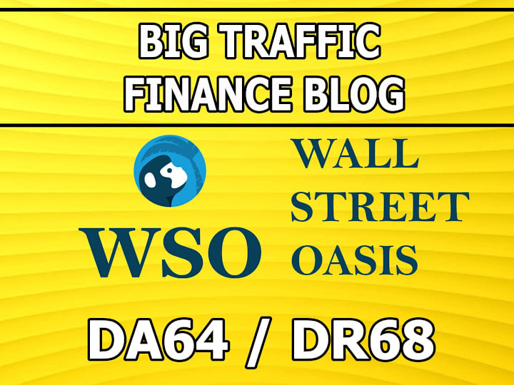 Cover image for Link placement on Wall Street Oasis finance blog 150K traffic