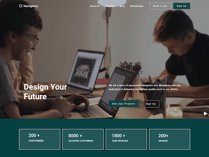 Cover image for NazAgency- Digital web agency(concept)