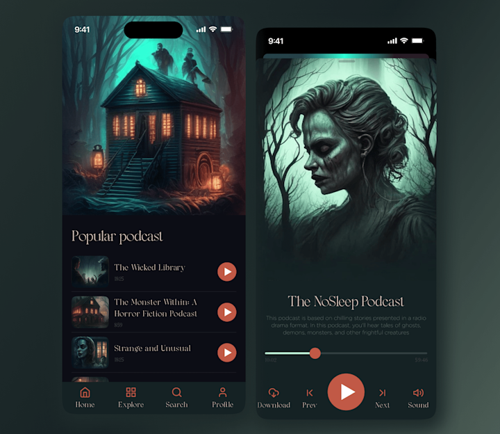 Cover image for Bringing Terror to Life: A Mobile App for Horror Podcasts