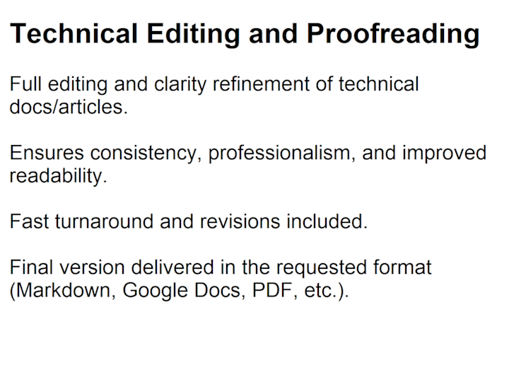 Cover image for Technical Editing and Proofreading