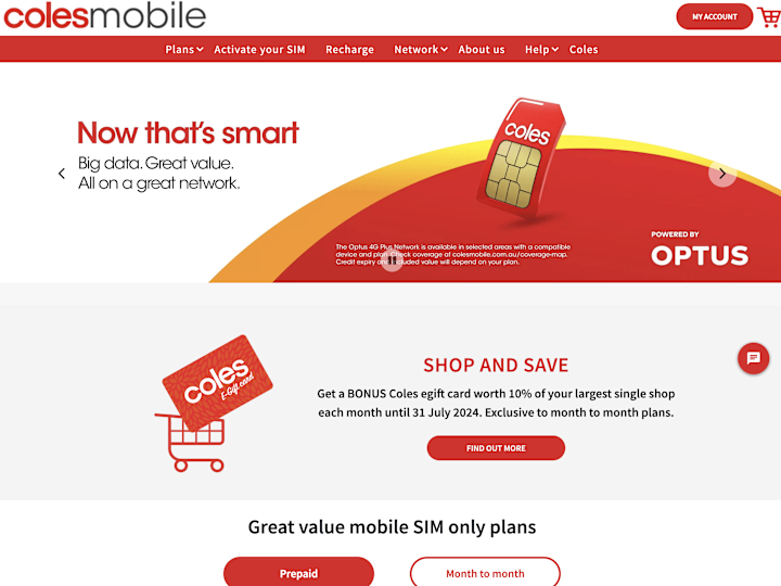 Cover image for Coles Mobile