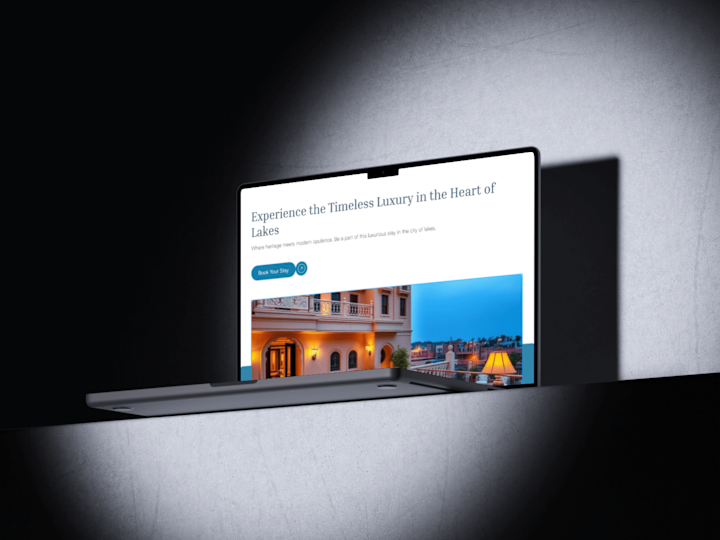 Cover image for Lake Palace Luxury Hotel Landing Page