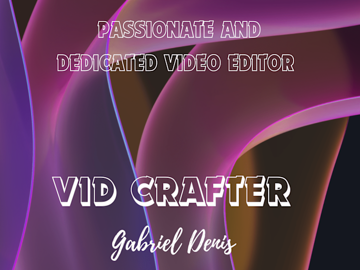 Cover image for VidCrafter