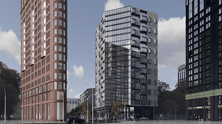 Cover image for 53 Street - Mixed-Use Building :: Behance