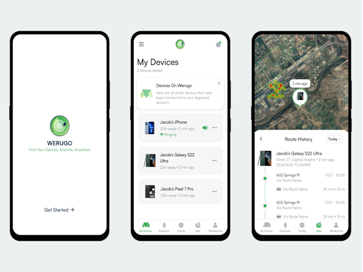 Cover image for Werugo – Lost Device Locator App