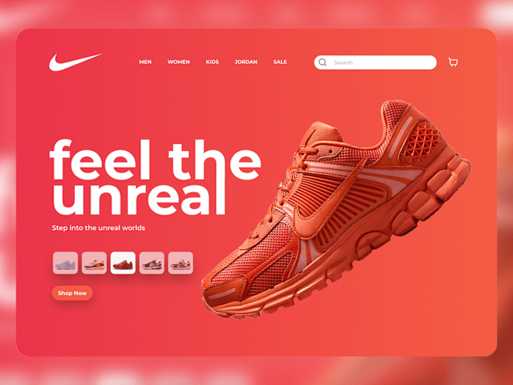 Cover image for Nike Redesign Concept website