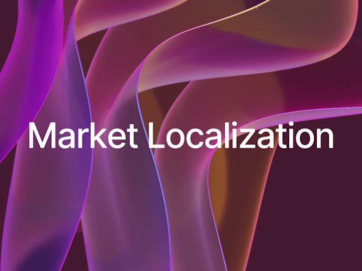 Cover image for Market Localization