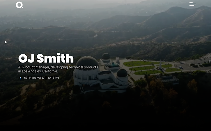 Cover image for OJ Smith - React / Next.js Headless Wordpress Application