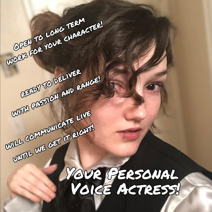 Cover image for I will record clear and effective voice acted audio for you