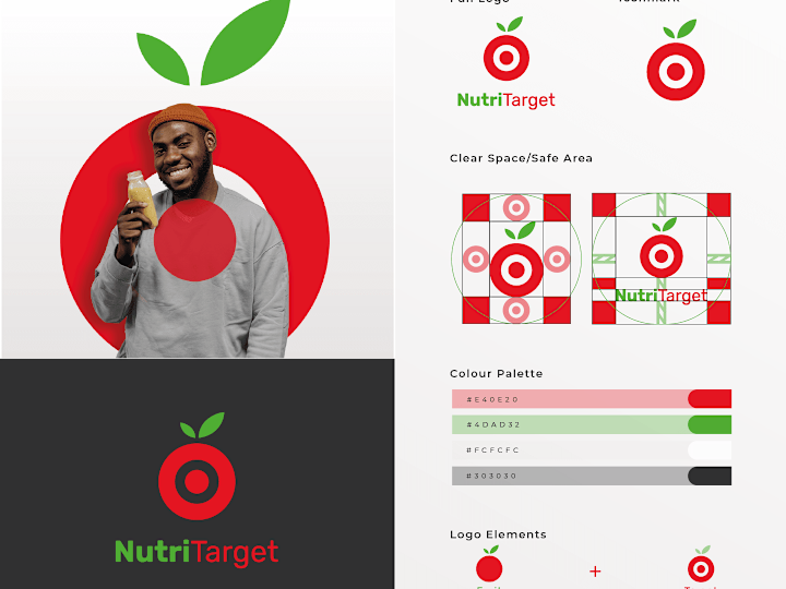 Cover image for NutriTarget Brand Identity Design