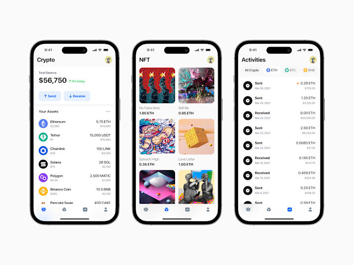 Cover image for Defi Crypto Wallet iOS App  