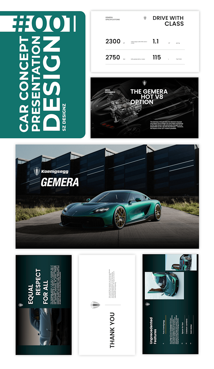 Cover image for Presentation For a car concept