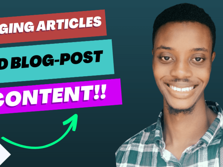 Cover image for Professional Article and Blog Writing